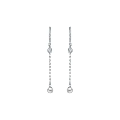 Серьги BABYBEI из стерлингового серебра 925 пробы с жемчужной оболочкой женские