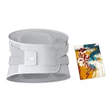 Серый пояс для талии + охлаждающее спортивное полотенце [Летящий дракон в небесном цвете]