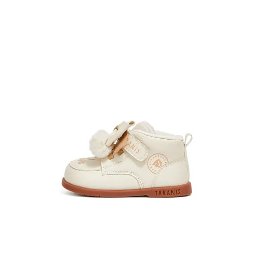 TARANIS Противоскользящие Низкие Топ Обувь для малышей Экрю Младенец и Малыш