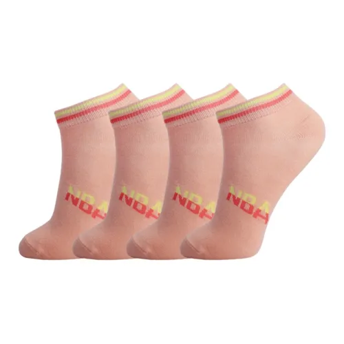 Низкие носки для женщин NBA 4 штуки розовые
