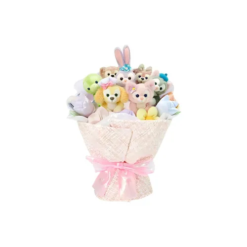 Disney Duffy и Friends Розовый Букет Куклы Плюшевая Кукла 37 см Высота Шанхайский Дисней