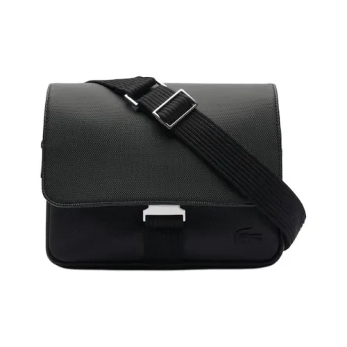 LACOSTE Полиэстер Курьерская Сумка Сумка через плечо Маленькая Сумка для мужчин Черная