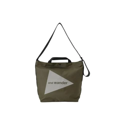 And wander Collaboration Туристические сумки Khaki Мужской