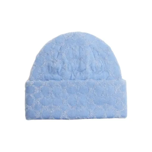 COACH Хлопок Шапки-бини Унисекс Синий