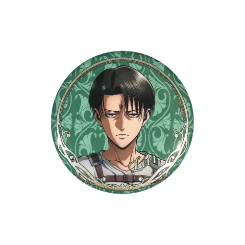 BOOM COMIC Attack on Titan S3 Арт персонажа значок Levi Allen MIKASA значки