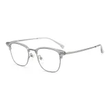 MW96 Матовый Серый Pistолет C5+0° Защита от синего света Линзы без рецепта