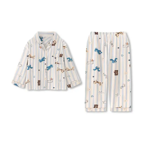 WANANNI Пижамный комплект женский светло-синий