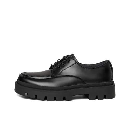 MADEN Мужские повседневные туфли Low Top Полночный Черный Мужской
