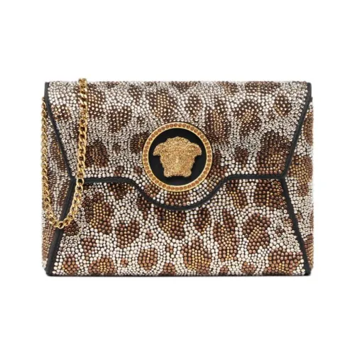 VERSACE Вискоза Одно плечо Через плечо Клатч Женский Золотой