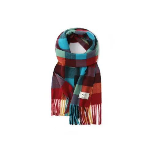 FREE RABBITⅡ Осенний и Зимний Искусственный кашемир Многоцветный Теплый Шаль Ветрозащитный Утолщенный Шарф Унисекс