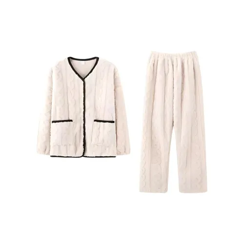 XIUDAI Пижамный комплект Женский Белый