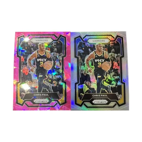 PANINI SUNS Chris Paul CP3 Prizm Коллекция Crush Ice Refractor Серебряный Refractor Звезда Карта Rare Спортивные карты 2 шт