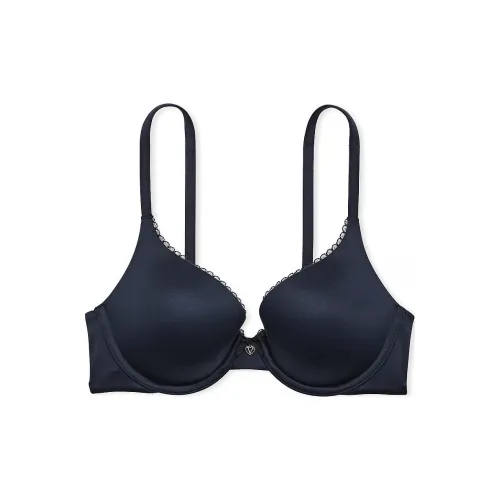 Victoria's Secret Центральная часть By Victoria Perfect Форма PUSH Вверх Гладкий NN Бюстгальтер Женские Морской синий