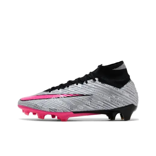 Nike Zoom Mercurial Superfly 9 Амортизация Износостойкие футбольные бутсы для мужчин серебристые