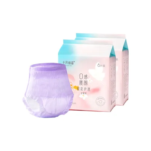 SHIYUEJIEJING Менструальные трусики Стиль Позиционирование Гигиенические повязки для менструации Без утечек 12 упаковок