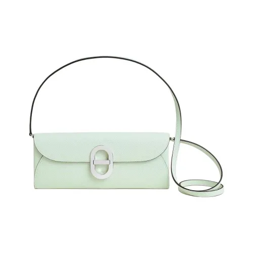 HERMES Chaine D'Ancre To Go Epsom Телячья кожа Сумка через плечо Женская Мятно-зеленая