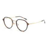 Титан Рамка MC104 Черепаховый Золотой C8+0 Степень Защита от синего света С простыми линзами