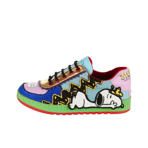 IRREGULAR CHOICE Slip-resistant Abrasion-resistant Low Top Casual Shoes Unisex Blue Pink IRREGULAR CHOICE Противоскользящий Устойчивый к истиранию Низкий Топ Повседневная Обувь Унисекс Синий Розовый