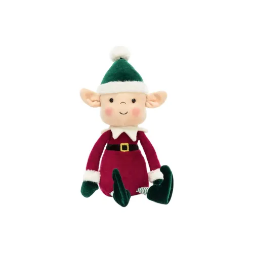 JELLYCAT Christmas series Del Dao Эльф Куклы Плюшевая кукла 30 см Высота