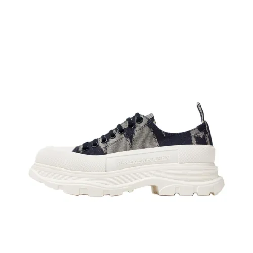 Alexander McQueen Tread Slick Casual Low Top Indigo Men's
