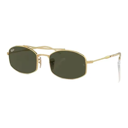 RayBan Titanium Aviator Солнцезащитные очки Унисекс Gold