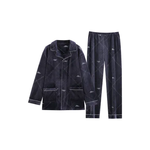 UAVAE ZJ LZS94026 Синий Мужской Пижамные комплекты