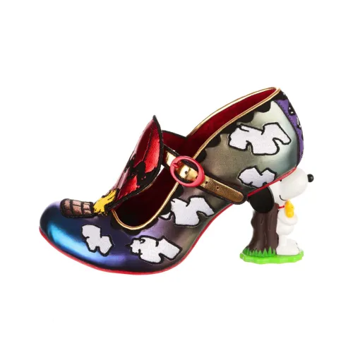IRREGULAR CHOICE Нестандартный каблук Mary Jane Женские Туфли Фиолетово-Синие