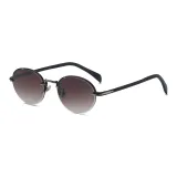 C20 Золотая рамка с градиентными линзами цвета кофе