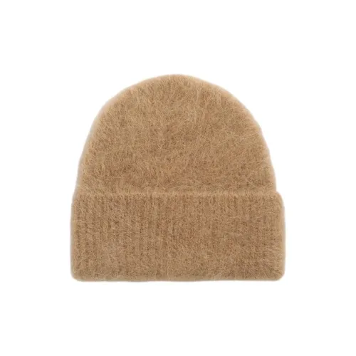 TOTEME Alpaca Polyamide Elastane Beanies Women's Brown