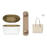 City33[Бежево-коричневый Плечевые накладки + Подкладка из бумаги DuPont]