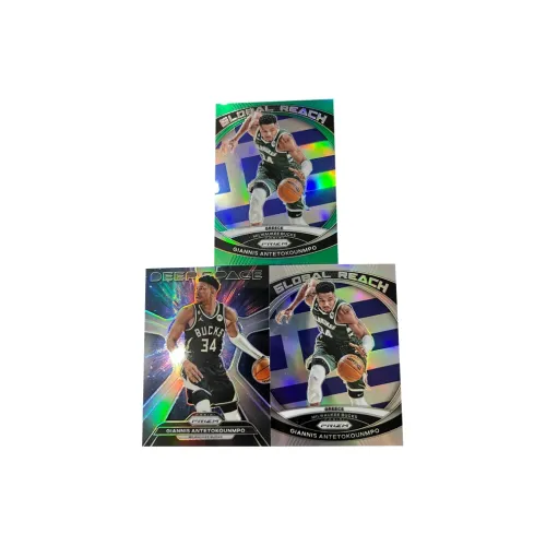 PANINI Bucks Ядерный Письмо Bro Prizm Коллекция Refractor Complete Set Звезда Карточки Rare Спортивные карты 3 шт