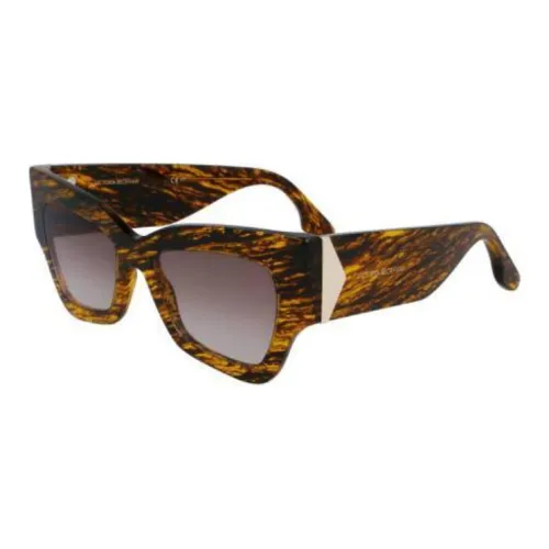 VICTORIA BECKHAM Ацетат Нерегулярная форма Солнцезащитные очки Унисекс Черепаховый