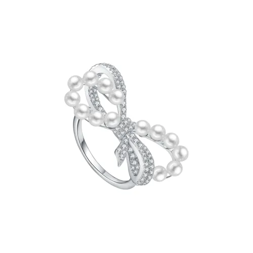 BABYBEI Shell Pearl Rings Women's