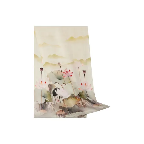 WENSLI Шарфы из шелка с тутовым шелком Женские