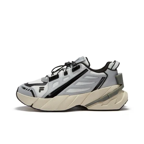 FILA FUSION Ti 22 Устойчивый к истиранию Низкий Топ Casual Мужской Серый