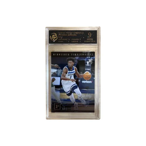 Панини Эдвардс Timberwolves Chronicles RC Новые звезды Карта Звезда 9 очков Сертифицированные карточки 1 шт