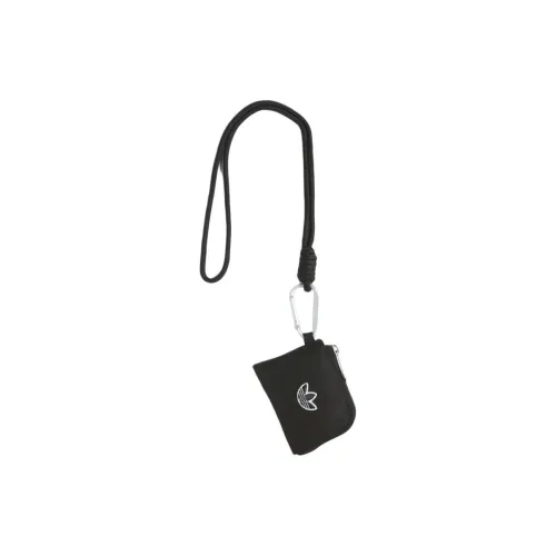 Adidas Originals Nylon Coin Purse Mini Unisex Black Adidas Originals Нейлон Кошелек для монет Мини Унисекс Черный