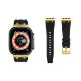 Чёрный с золотой нержавеющей сталью застёжка