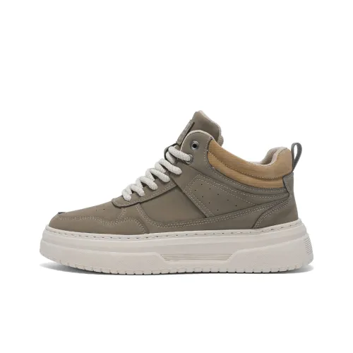 M.M Party Водонепроницаемый Устойчивый к истиранию Увеличение Высоты MID Топ Скейтборд Кроссовки Мужские