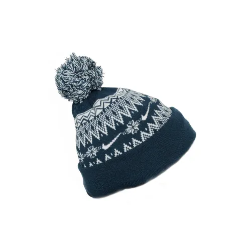 Nike Полиэстер Шапки-бини Унисекс Синий