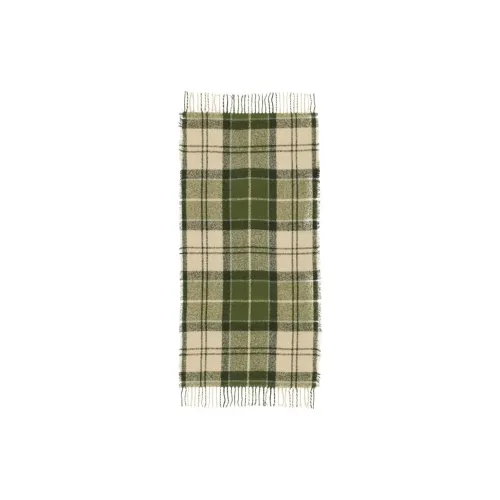 BARBOUR Полиэстер Трикотаж Шарфы Женские Зеленый