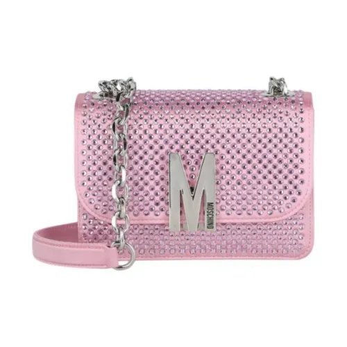 MOSCHINO Вискоза Сумка через плечо Женская Розовая