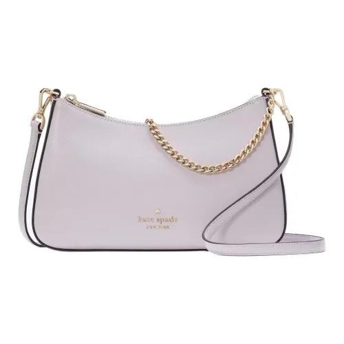 Kate Spade Крестообразная текстура PVC Сумка через плечо Средняя Женская Лаванда