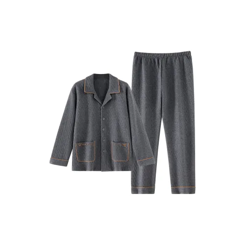 UAVAE Пижамный комплект Мужской Темно-серый