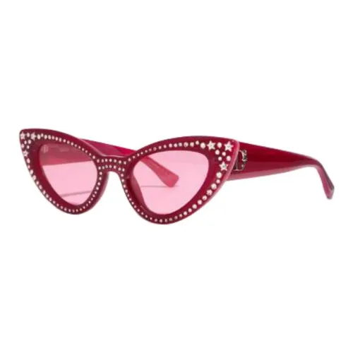 DSQUARED 2 Ацетат Нерегулярная форма Солнцезащитные очки Унисекс Красный