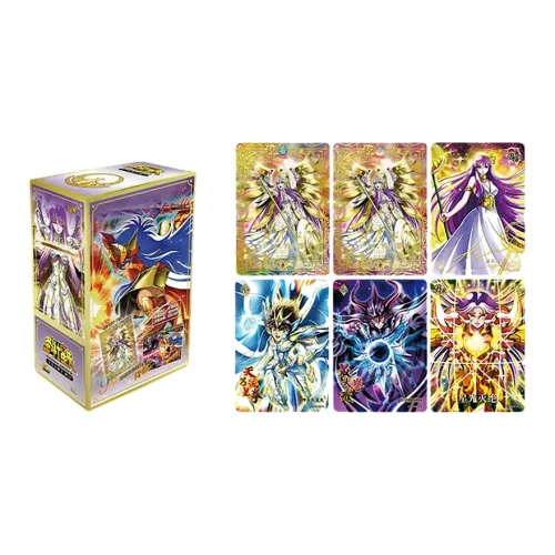 KAYOU Золотой Святой Сейя Третье Издание Броня Коллекция Карточек Бодрый Карты IP Аниме Карточек 1 Коробка из 18 Пачек