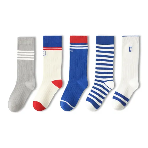 Lanza Колено Высокие Носки Женские 5 пар Американский Спорт