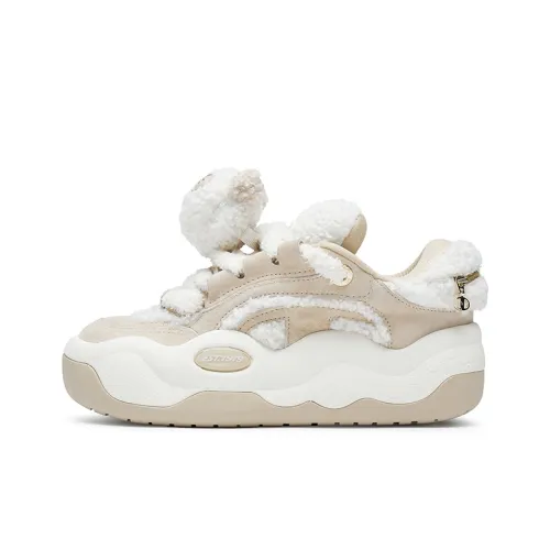 Champion Cloud Хлопок CloudNine V1 Low Топ Скейтборд Кроссовки Женские Wheat Умбра Молочно-белый