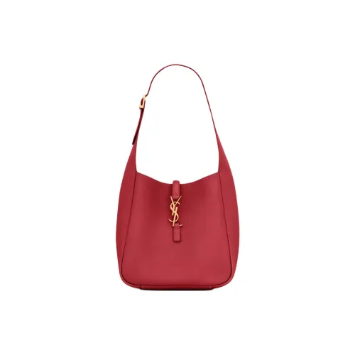 SAINT LAURENT LE5A7 Телячья кожа Сумка через плечо Маленькая Женская Красная