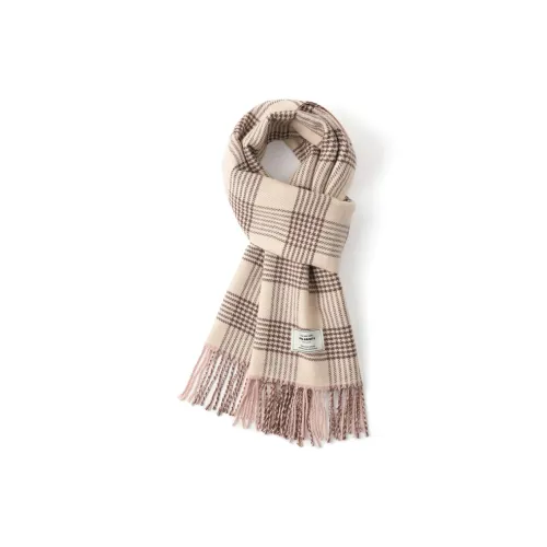 FREE RABBITⅡ Зимний Универсальный Британский Классический Двойной Слой Теплый Вязаный Шарф Унисекс